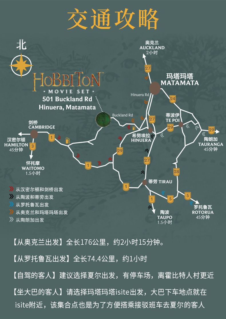 新西兰玛塔玛塔小镇霍比特人村(电影拍摄地 赠绿龙酒馆饮料)