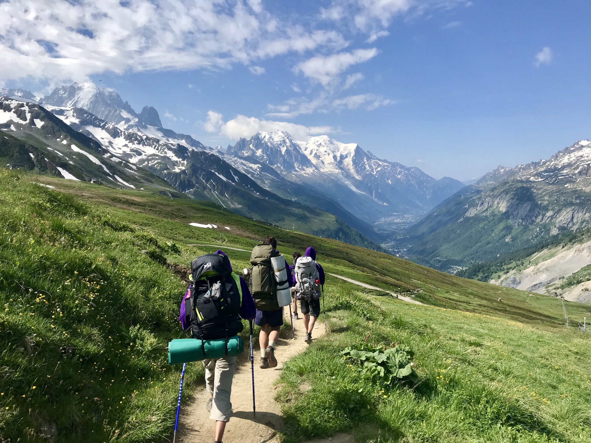 tmb环勃朗峰徒步