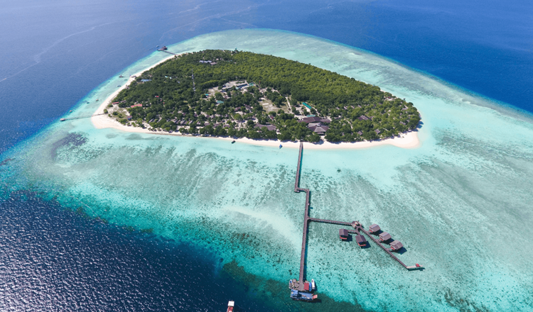 仙本那邦邦岛龙珠水屋度假村pompom 全年控房(既有沙屋又有水屋 网红