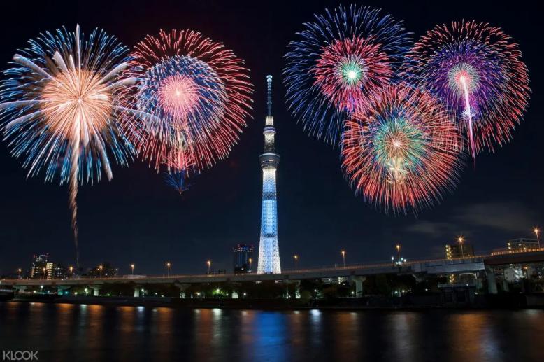 限定 日本 东京 隅田川花火大会 晴空塔门票 和食折纸浅草晚餐一日游