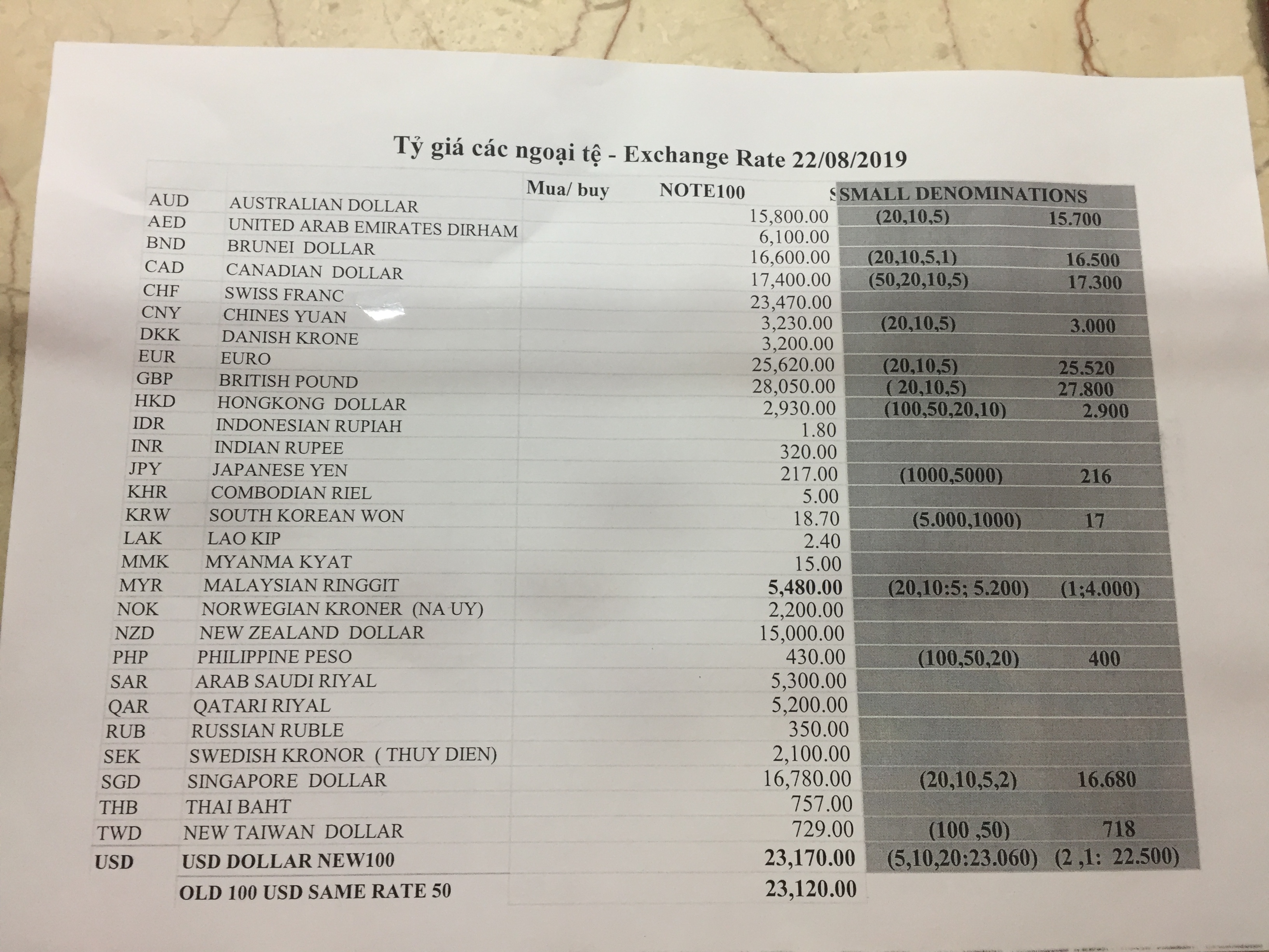 越南胡志明市机场换钱