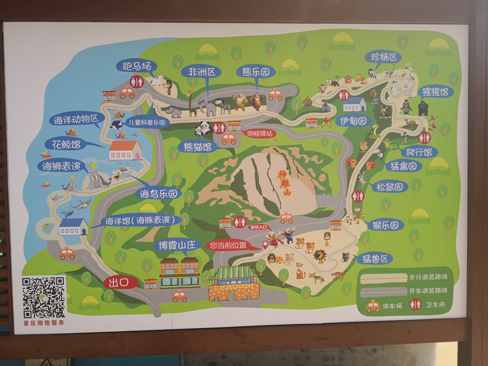 波浪谷景区地图图片