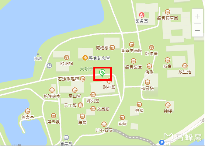 扬州大明寺的斋饭餐厅具体位置在哪里啊