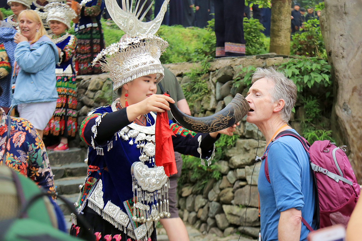              朗德上寨拦门酒 by