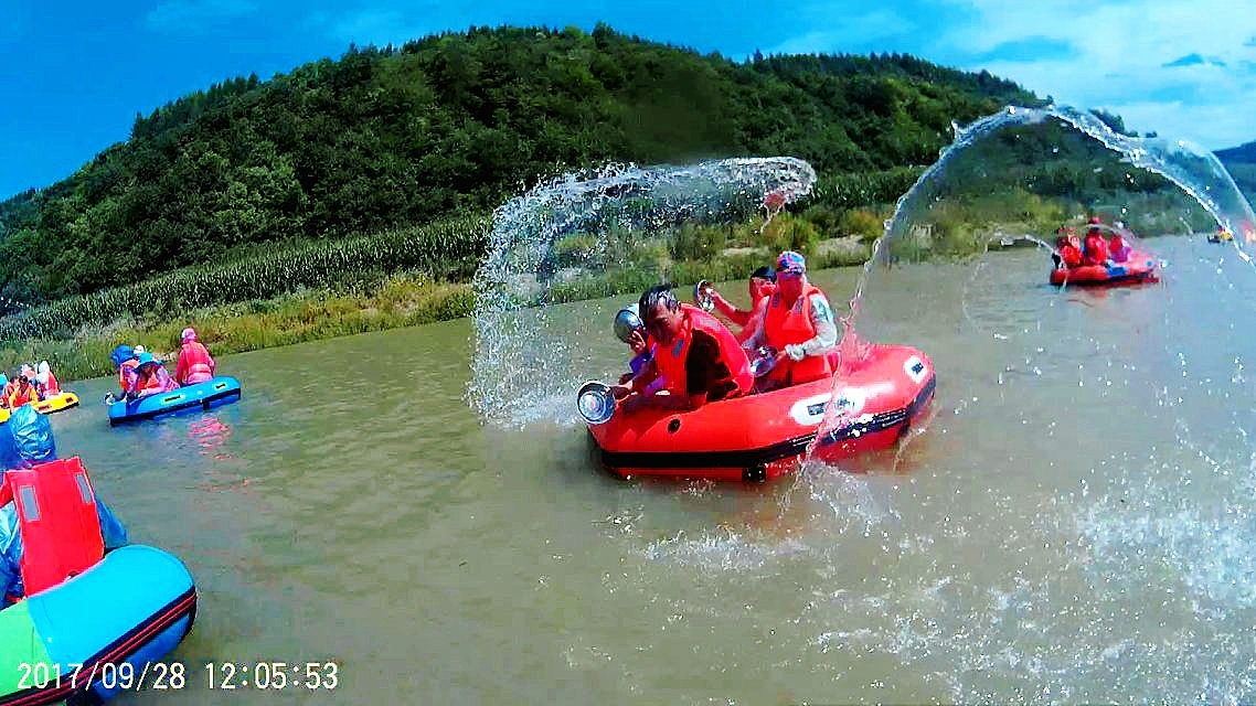 转水湖漂流，体验速度与激情