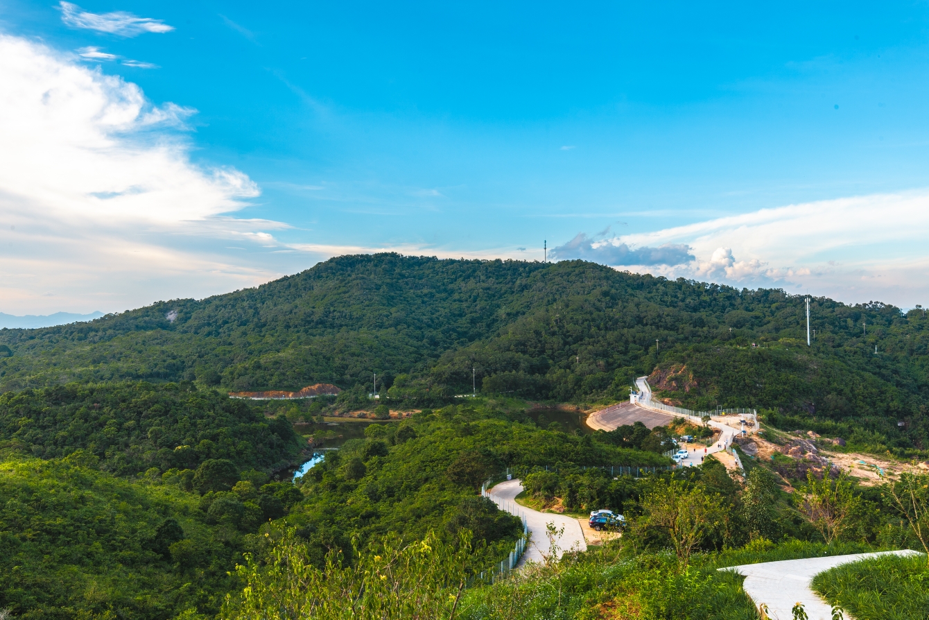 深圳马峦山一日游.在山顶看日落与星星.