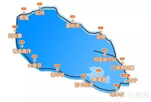 青甘大环线全程详细路线_青甘大环线全程详细路线图