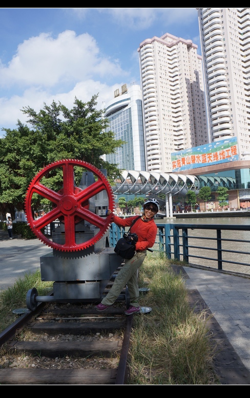 中山市踩单车岐江公园