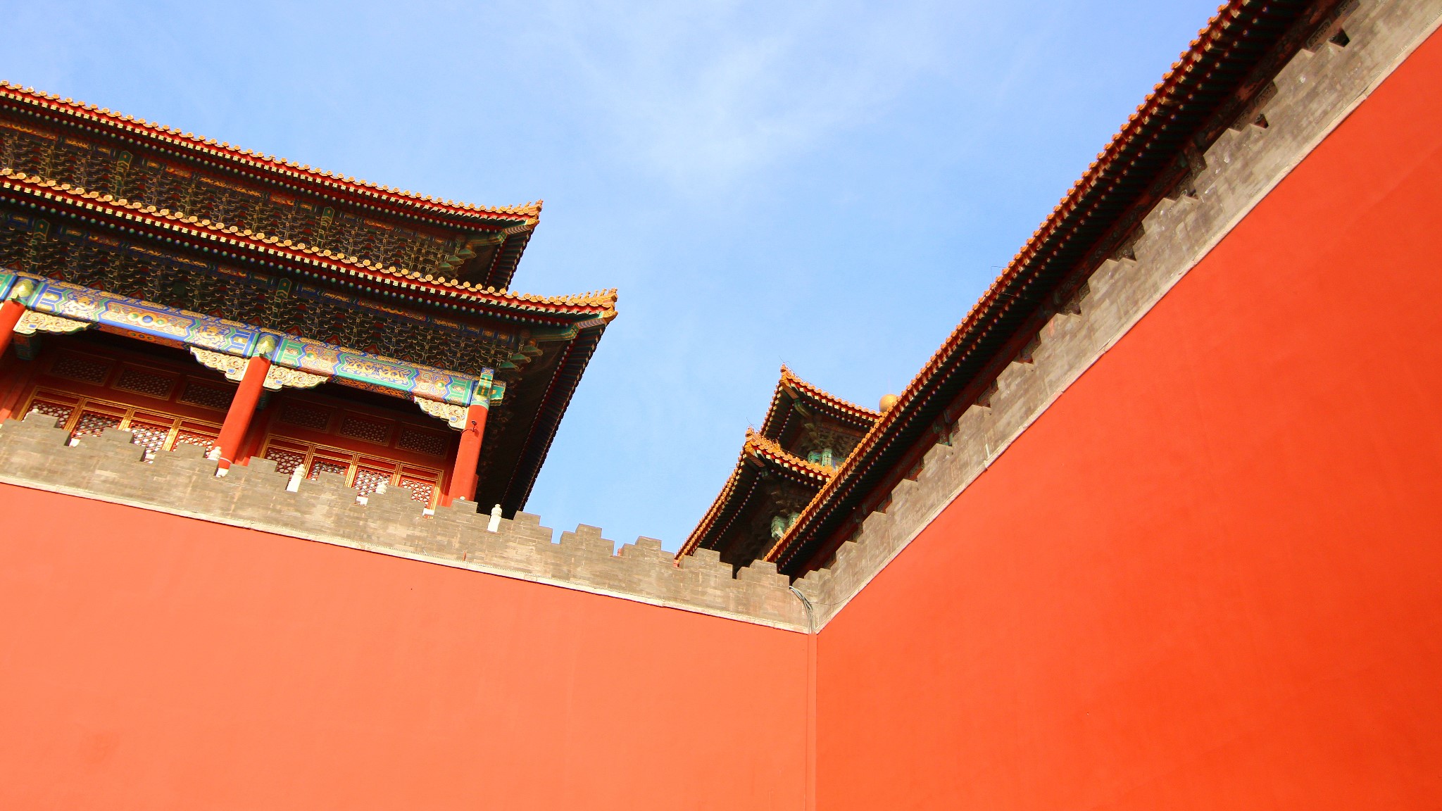 帝都一眼望不尽的紫禁朱黄