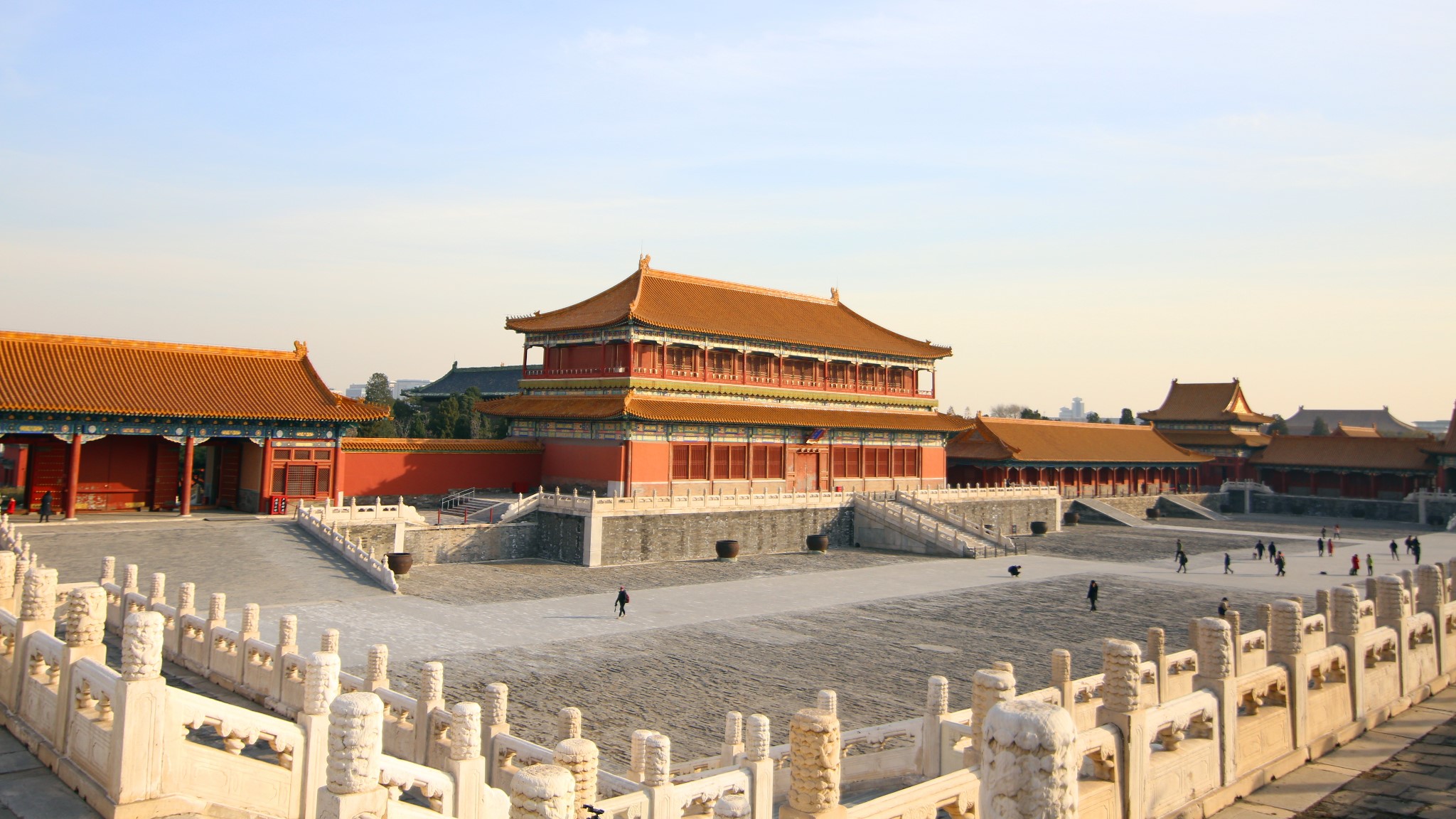 帝都一眼望不尽的紫禁朱黄