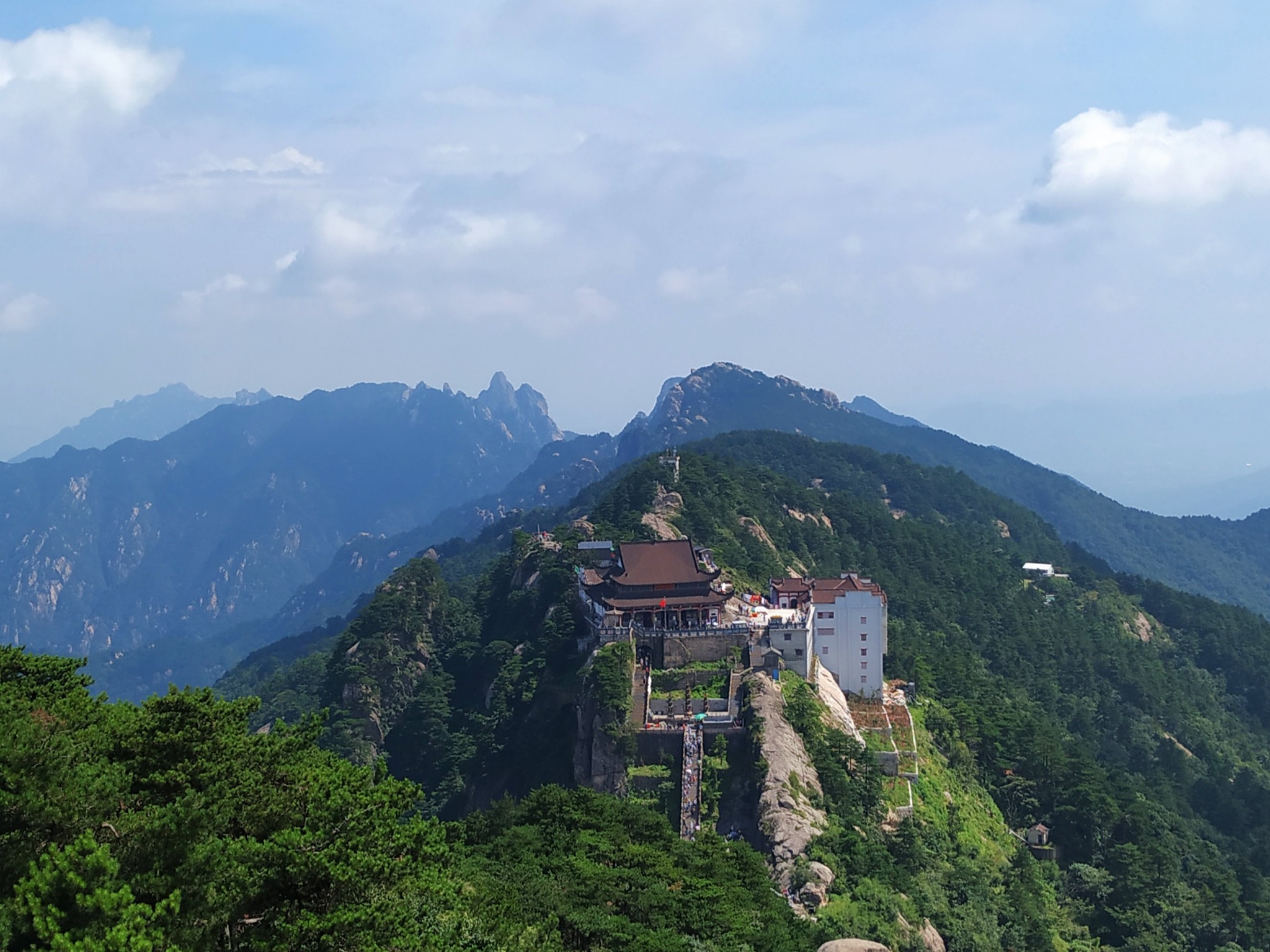 【青阳图片】【初游九华】（下）十王峰顶眺天台，化城寺里说地藏