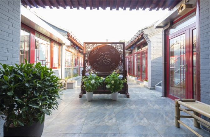 前门大栅栏天安门广场住宿必选北京依云合院四合院精品民宿推荐,和平