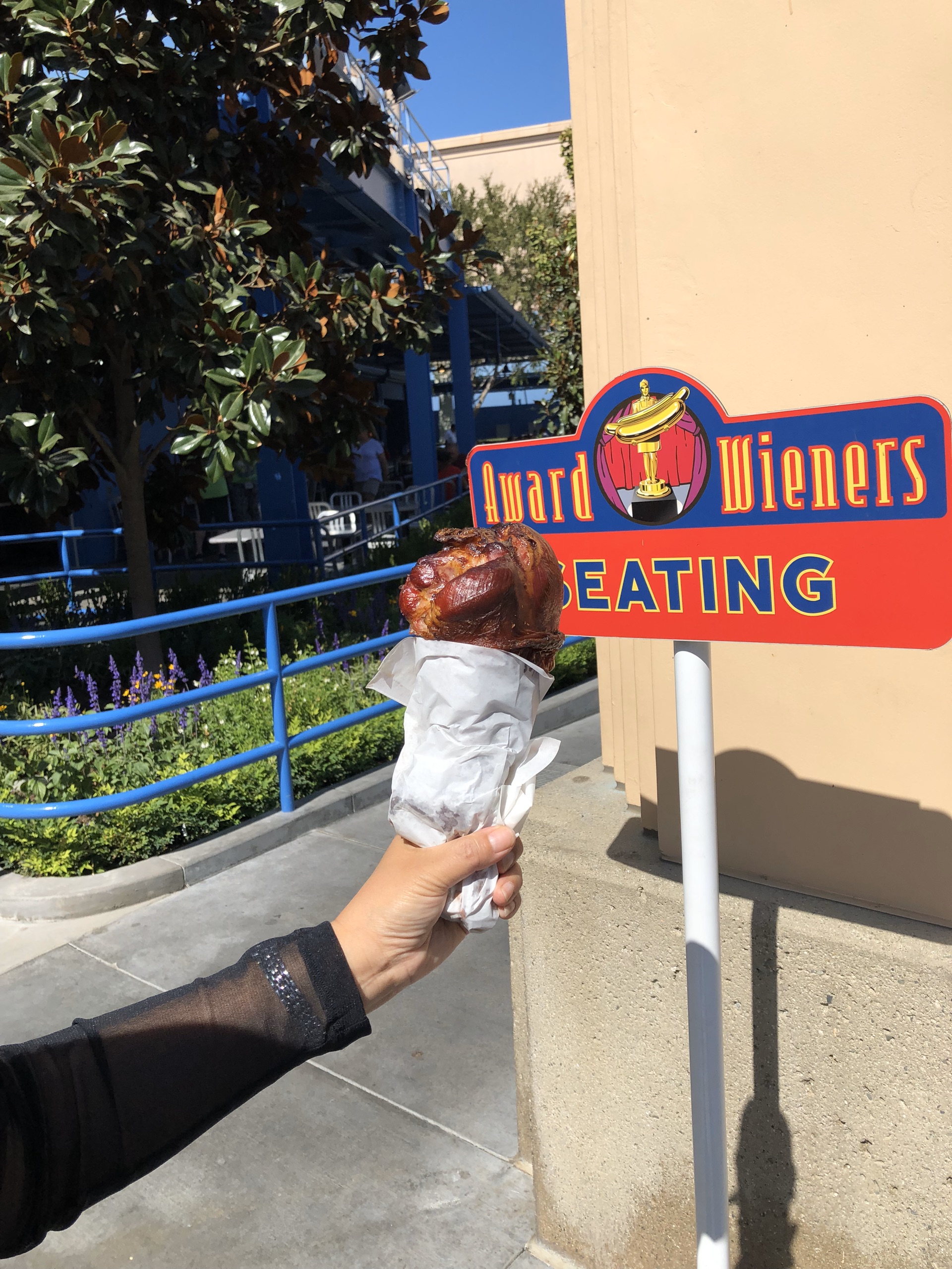 Hot foods at Hollywood land