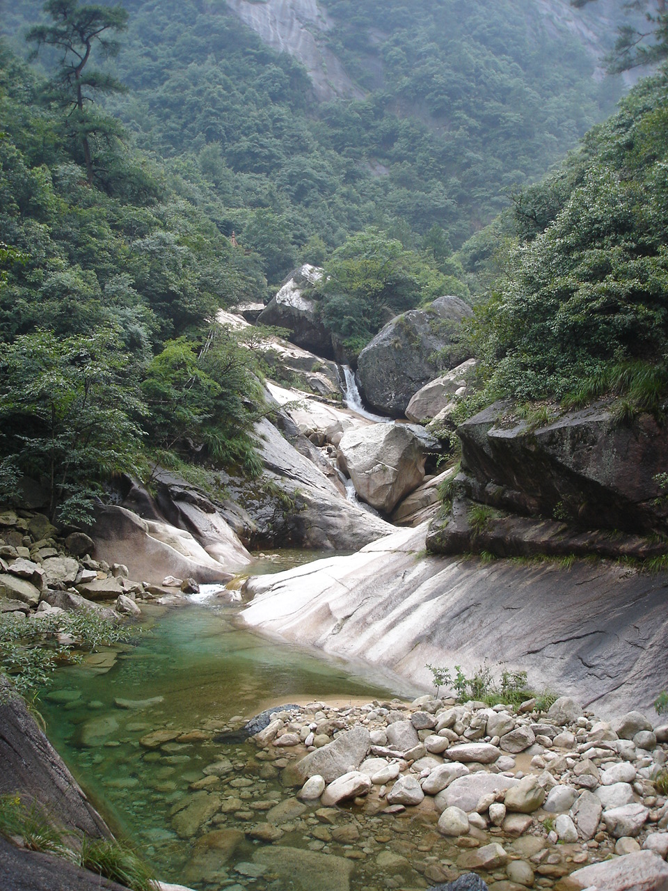 2008年8月14日下午游黄山翡翠谷景区