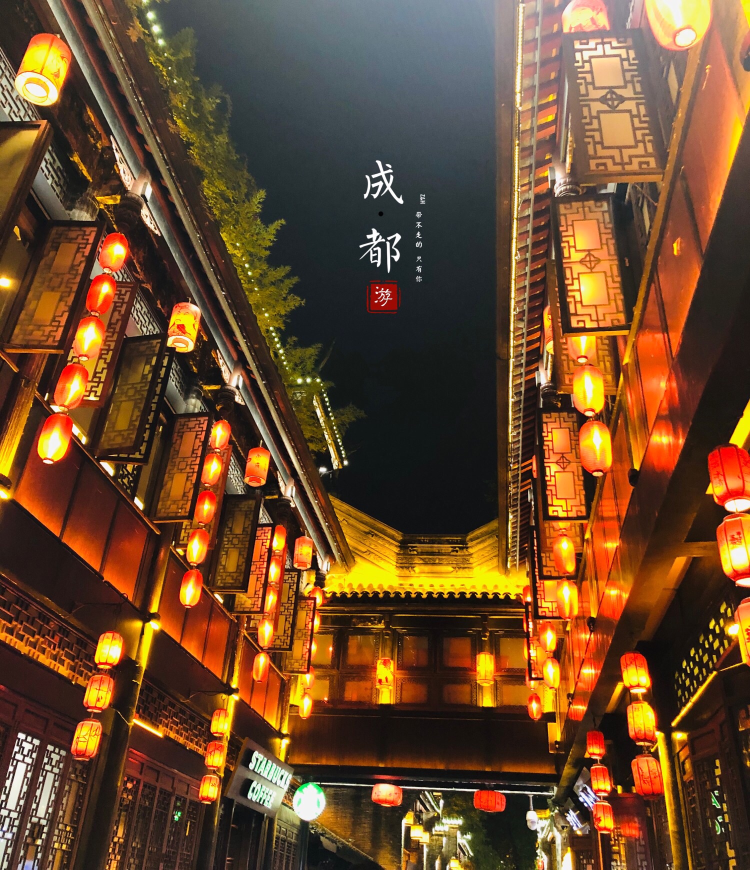 成都武侯祠夜景图片