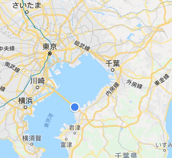 东京湾地理位置图片