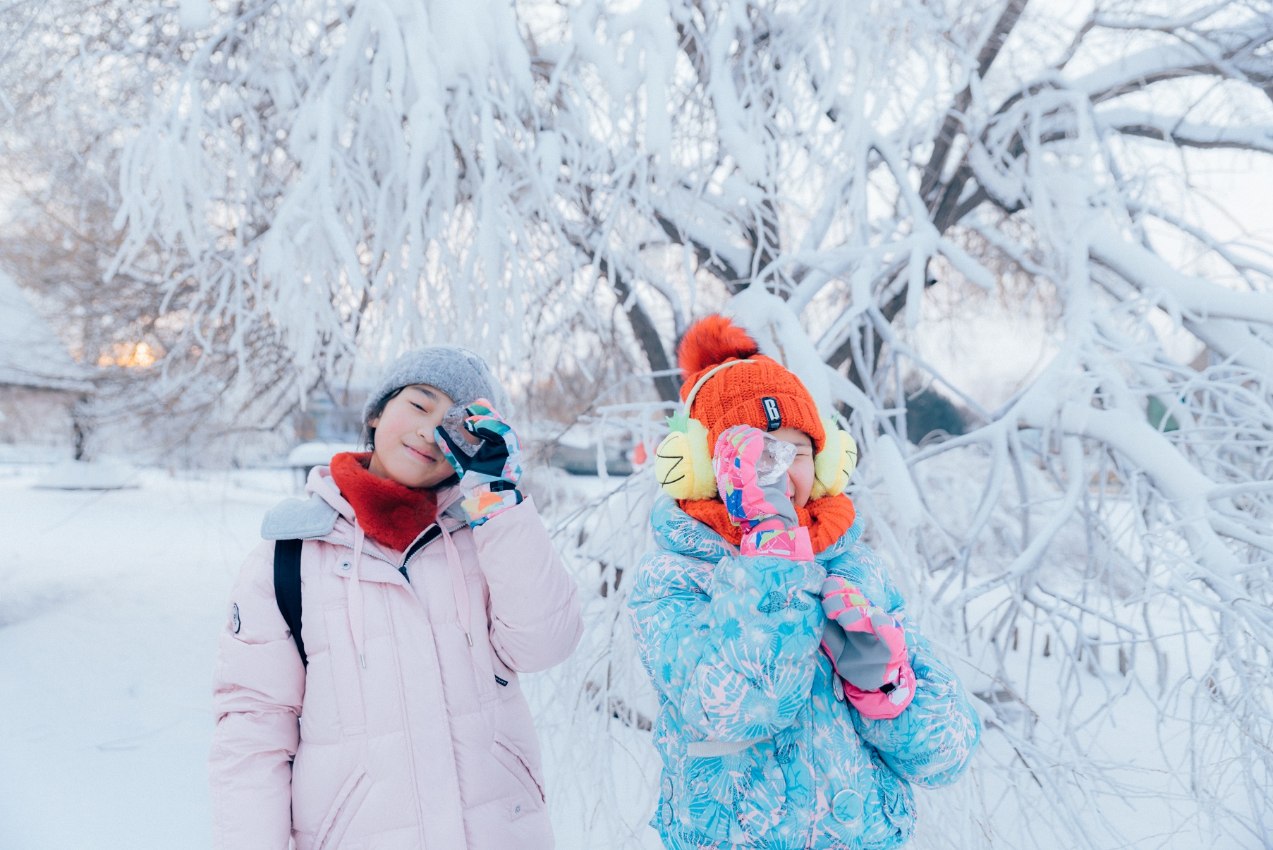 白色星球·哈尔滨+雪乡+虎峰岭+大秃顶子山踏雪寻岁亲子研学6日游（教练1V1指导滑雪3h+5公里徒步林海雪原+1公里雪夜独行+东北年俗活动）