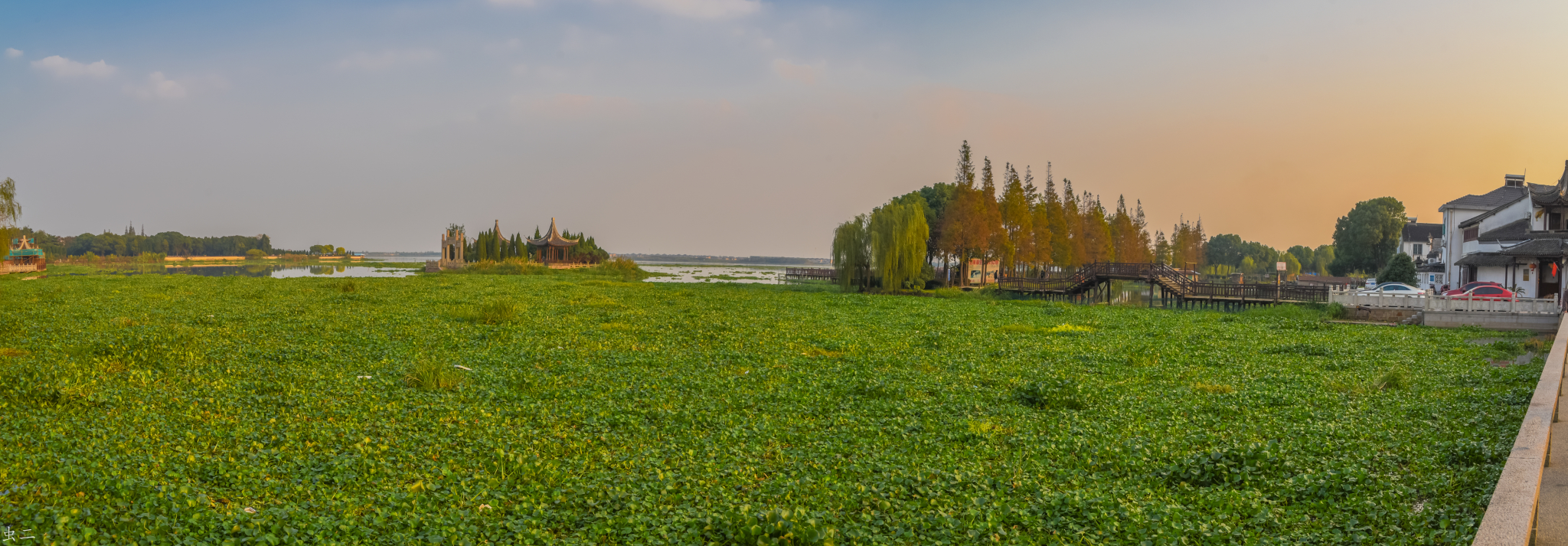 昆山六如墩千灯白莲湖锦溪