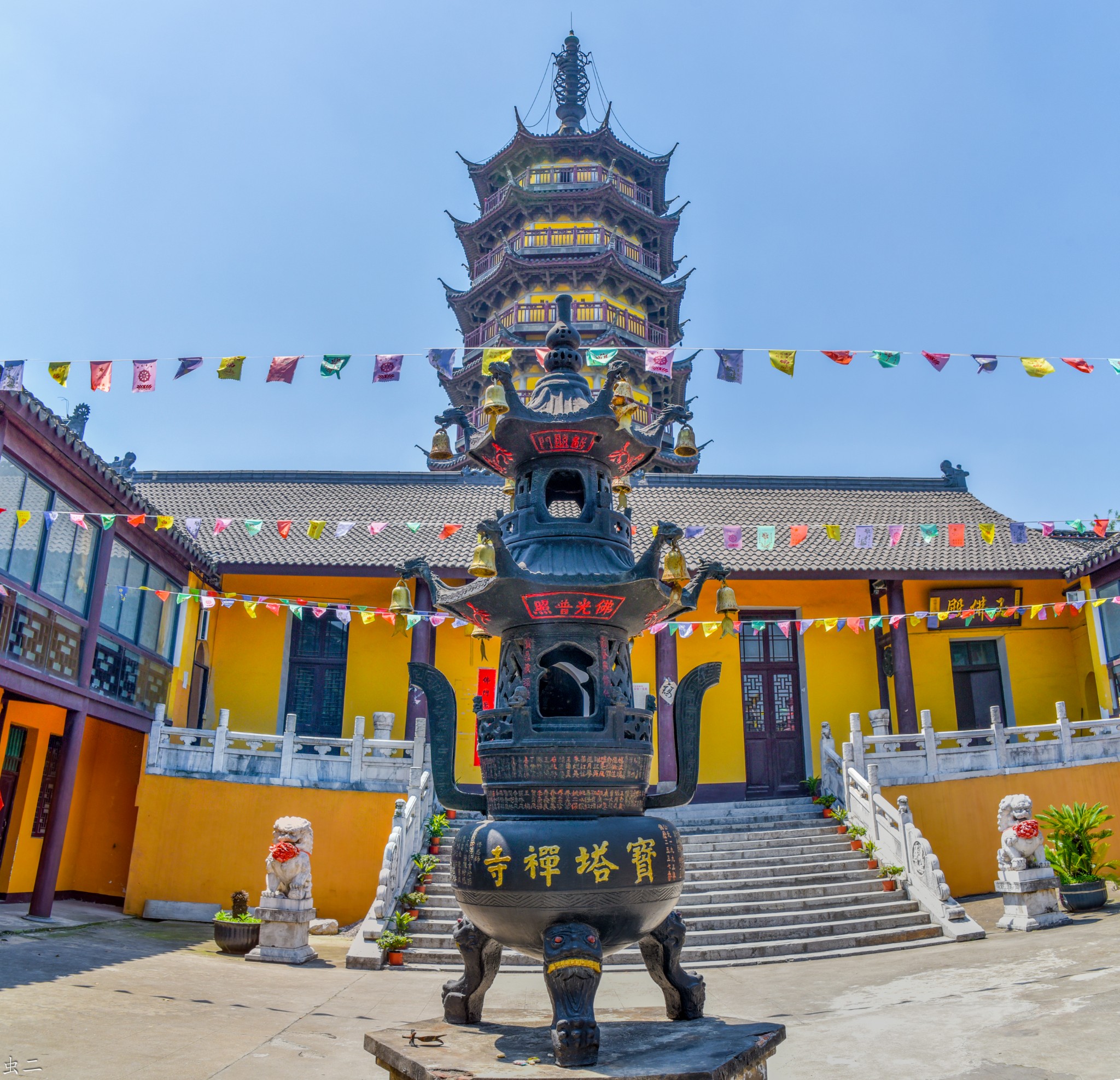 金坛顾龙山宝塔禅寺图片