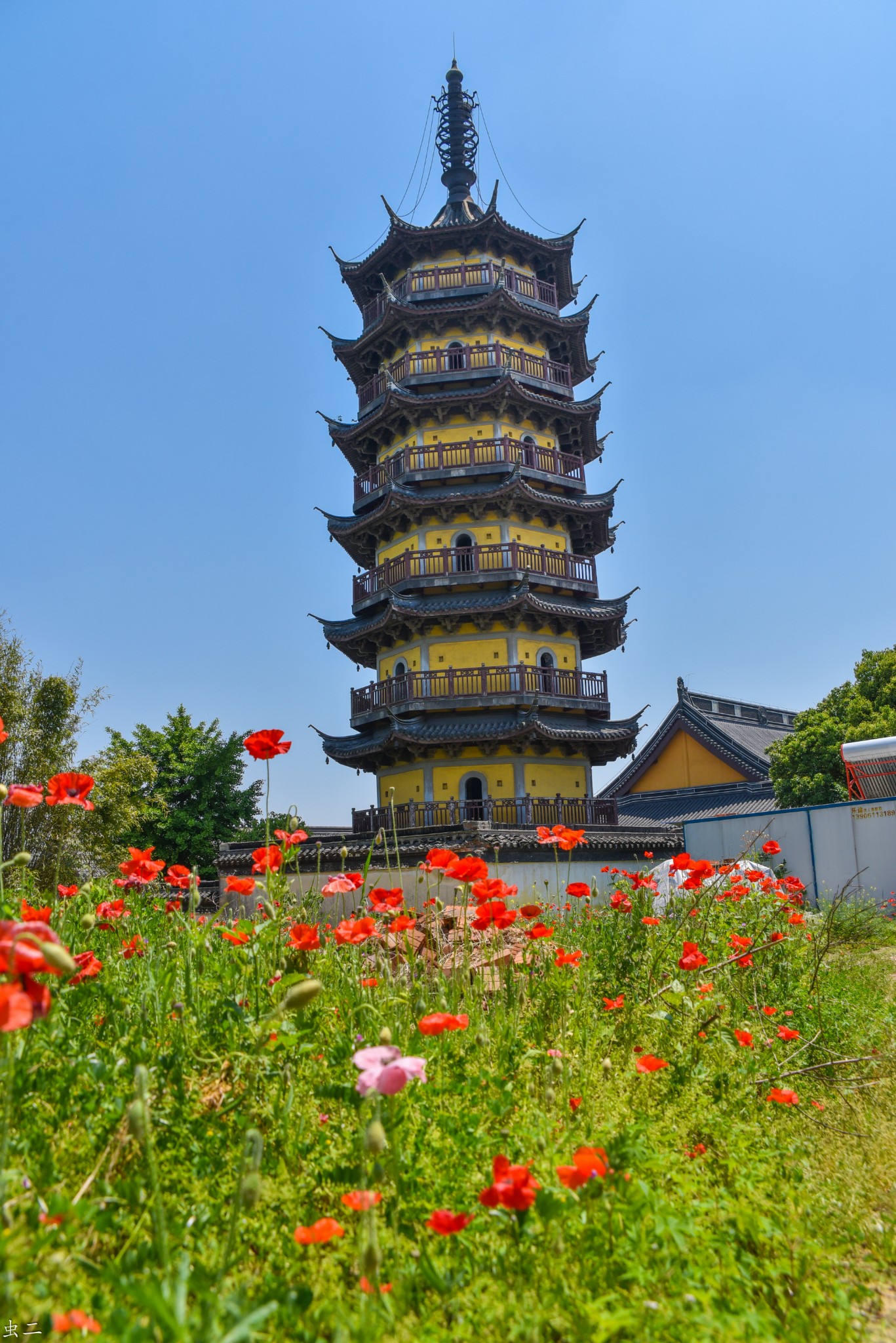 金坛顾龙山宝塔禅寺图片