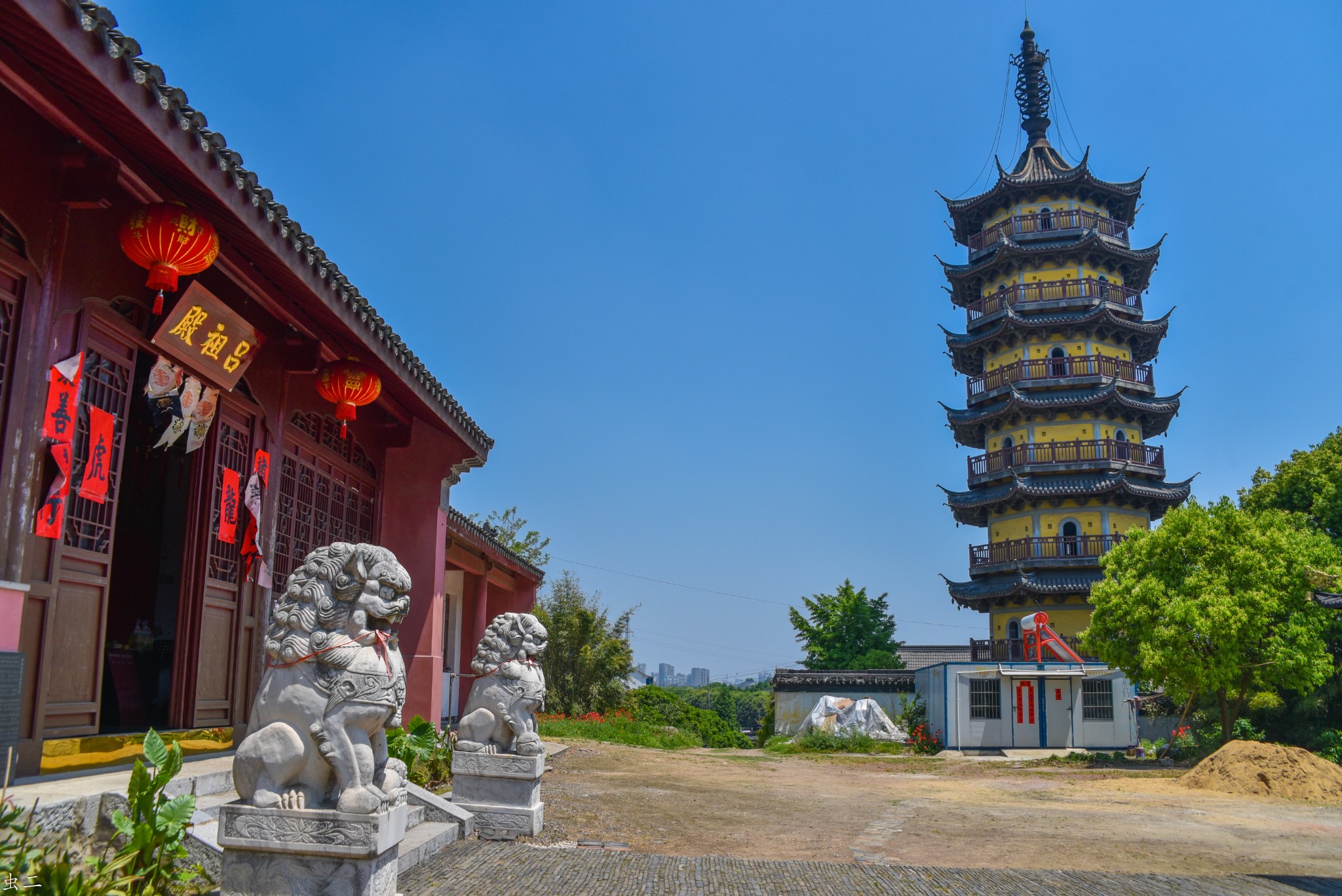 金坛顾龙山宝塔禅寺图片