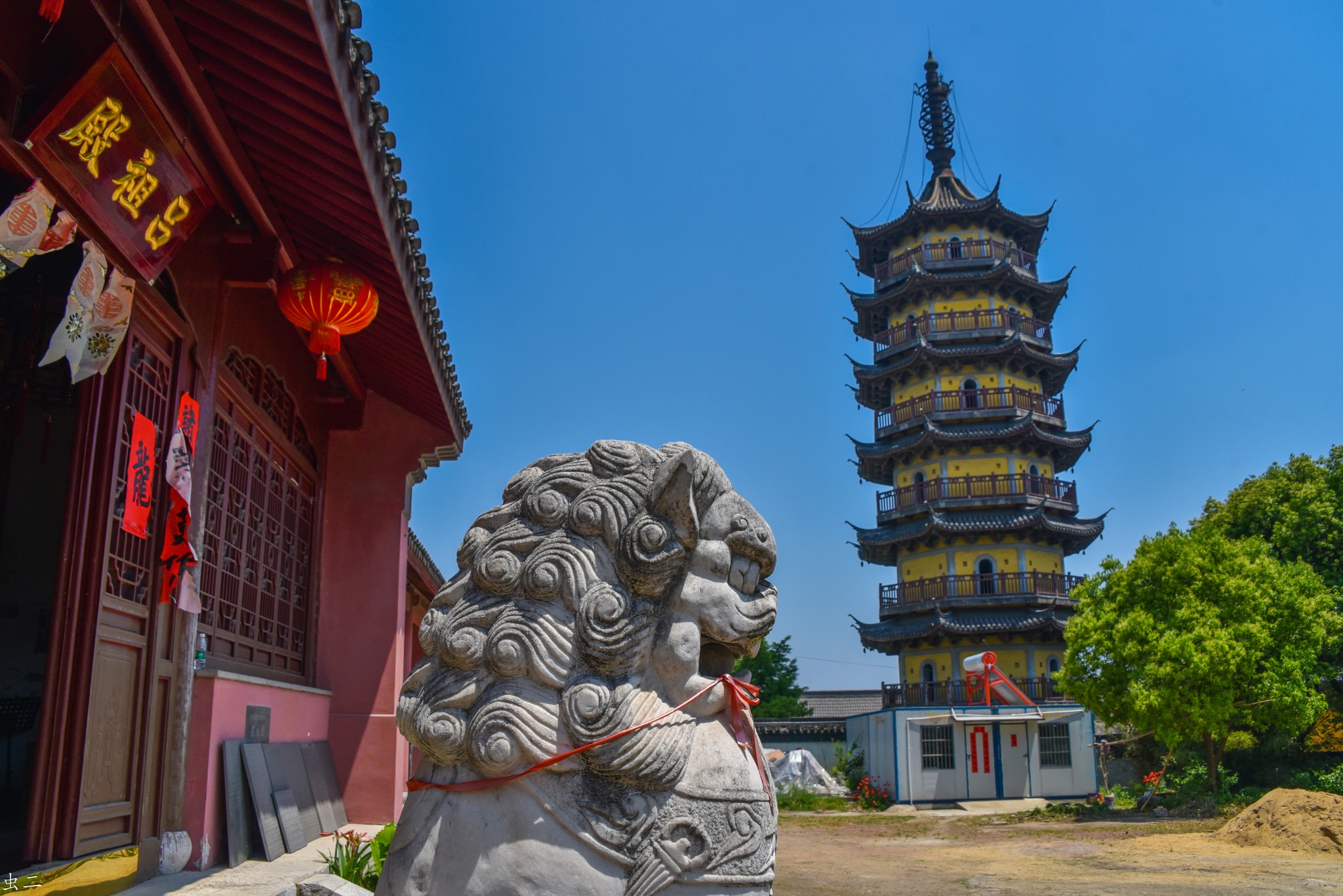 金坛顾龙山宝塔禅寺图片