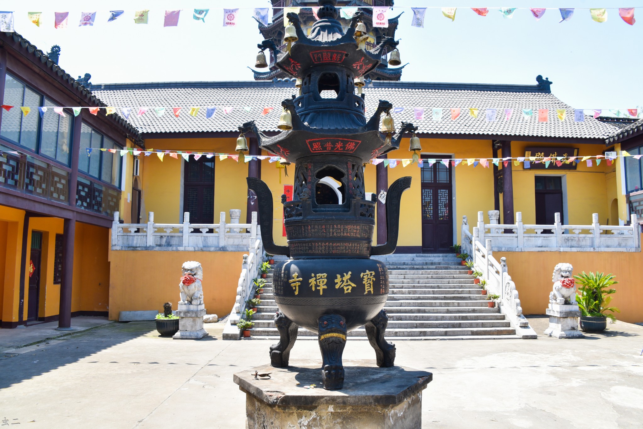 金坛顾龙山宝塔禅寺图片