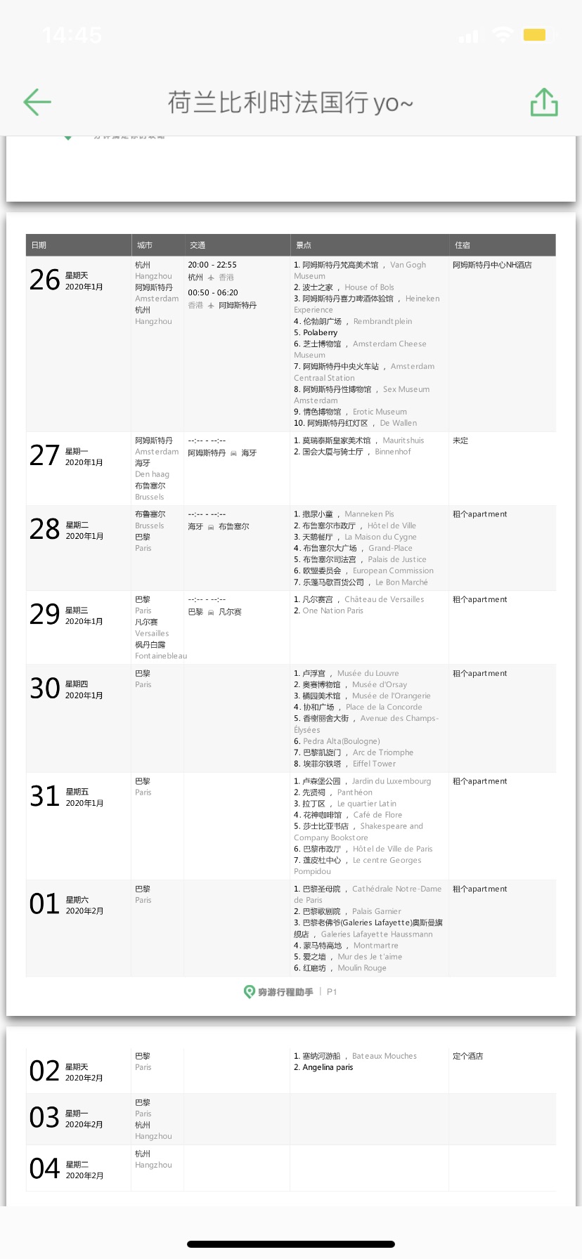 10天从阿姆斯特丹到布鲁塞尔到巴黎 实用篇 一次不一样的行程