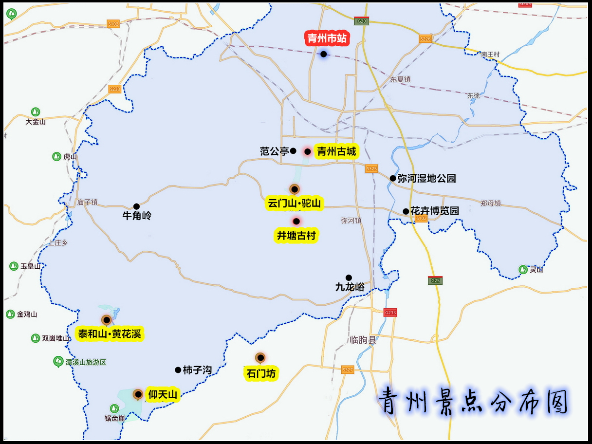 青州市开发区地图图片