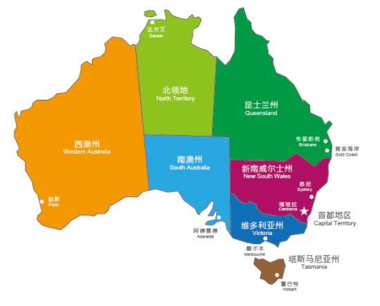 澳大利亚金伯利地图图片