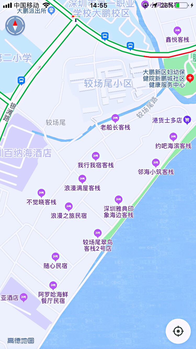 深圳较场尾地图图片