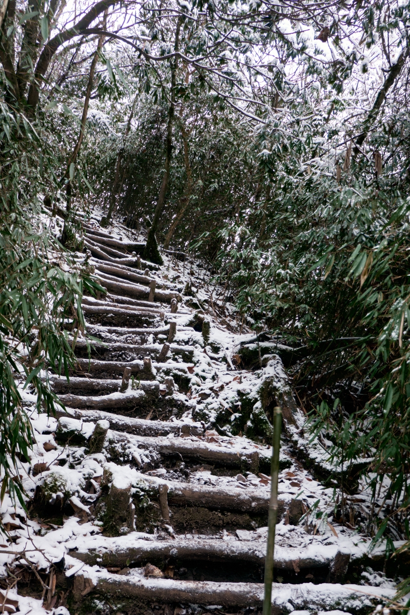 赵公山爬山看雪,都江堰旅游攻略 马蜂窝