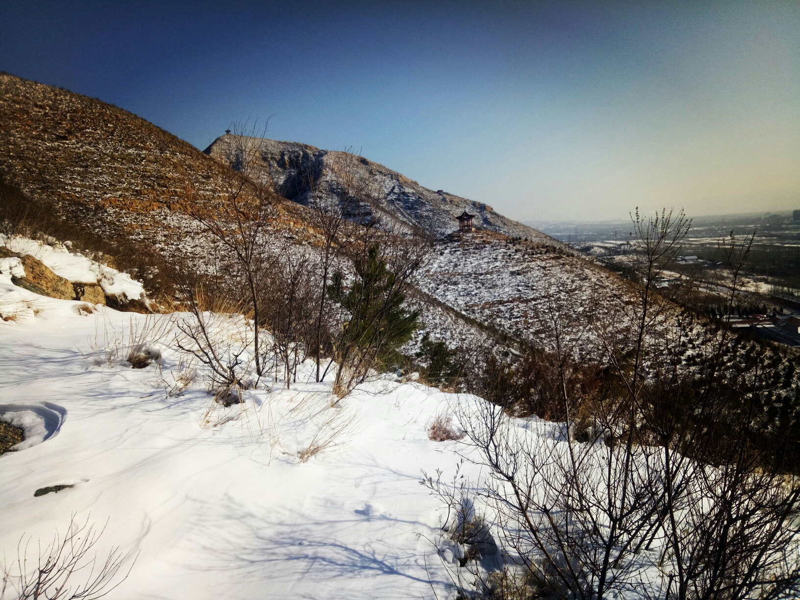 2019-12-1河北懷來沙城北山公園爬山,懷來旅遊攻略 - 馬蜂窩