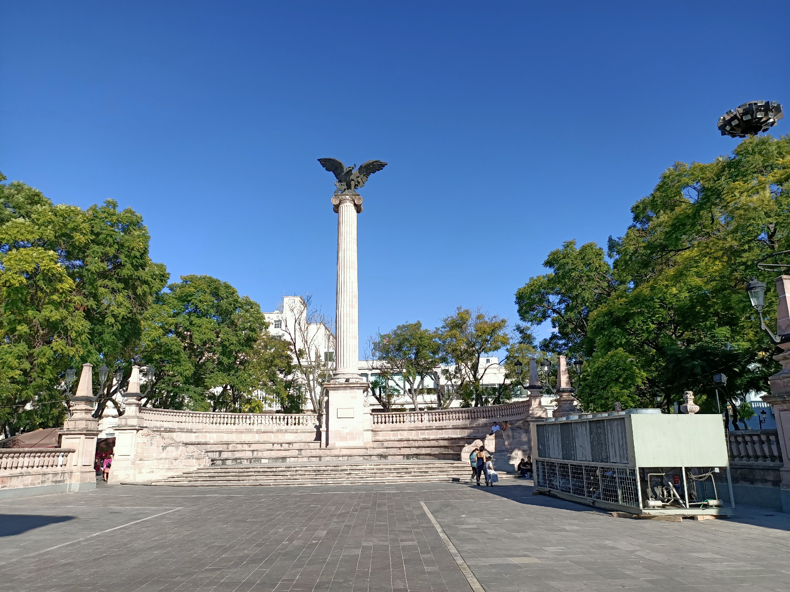 Plaza Patria y Exedra