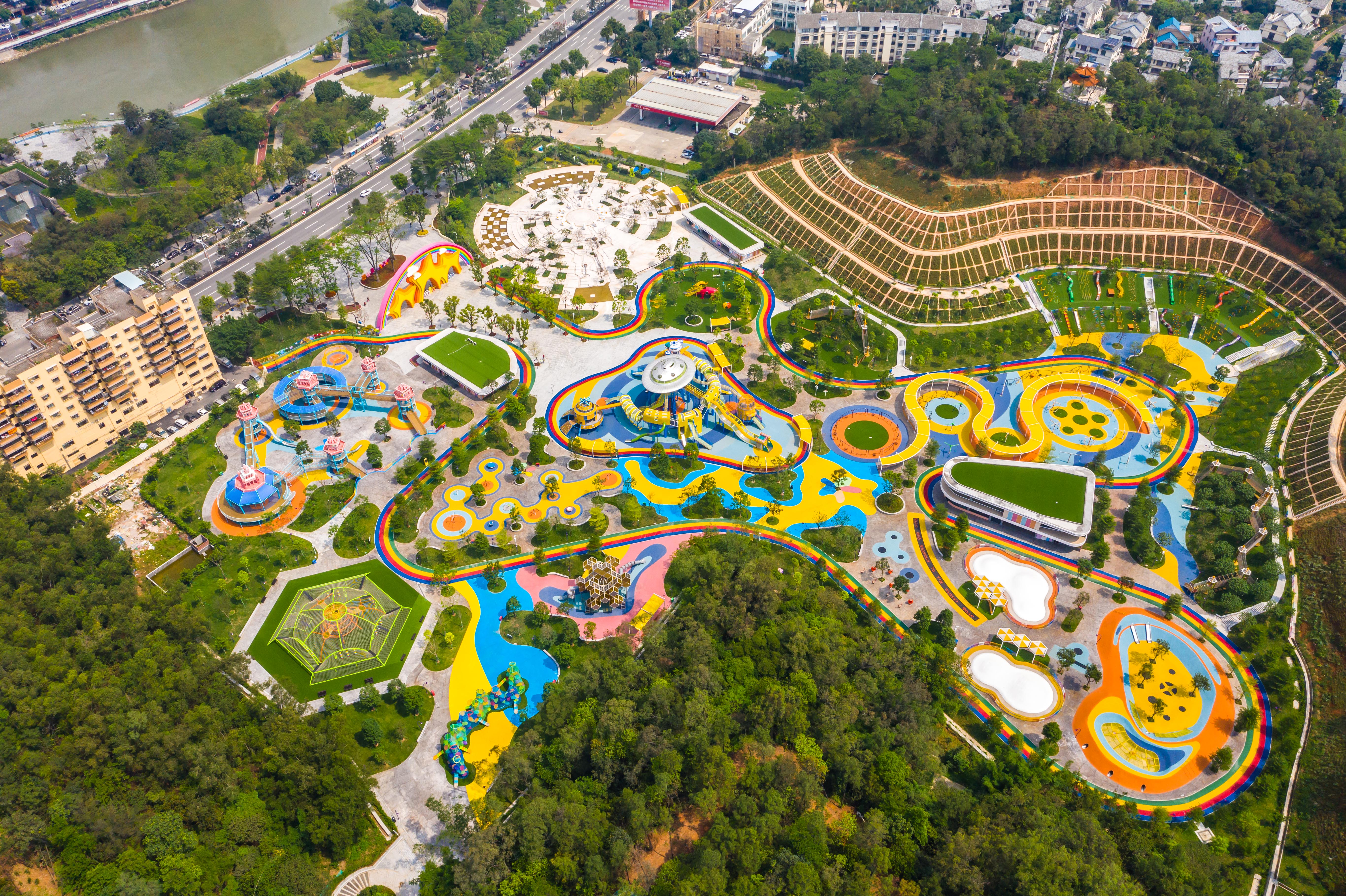 8張圖片江門兒童公園由江門高新區(江海區)傾心打造,定位為功能全面