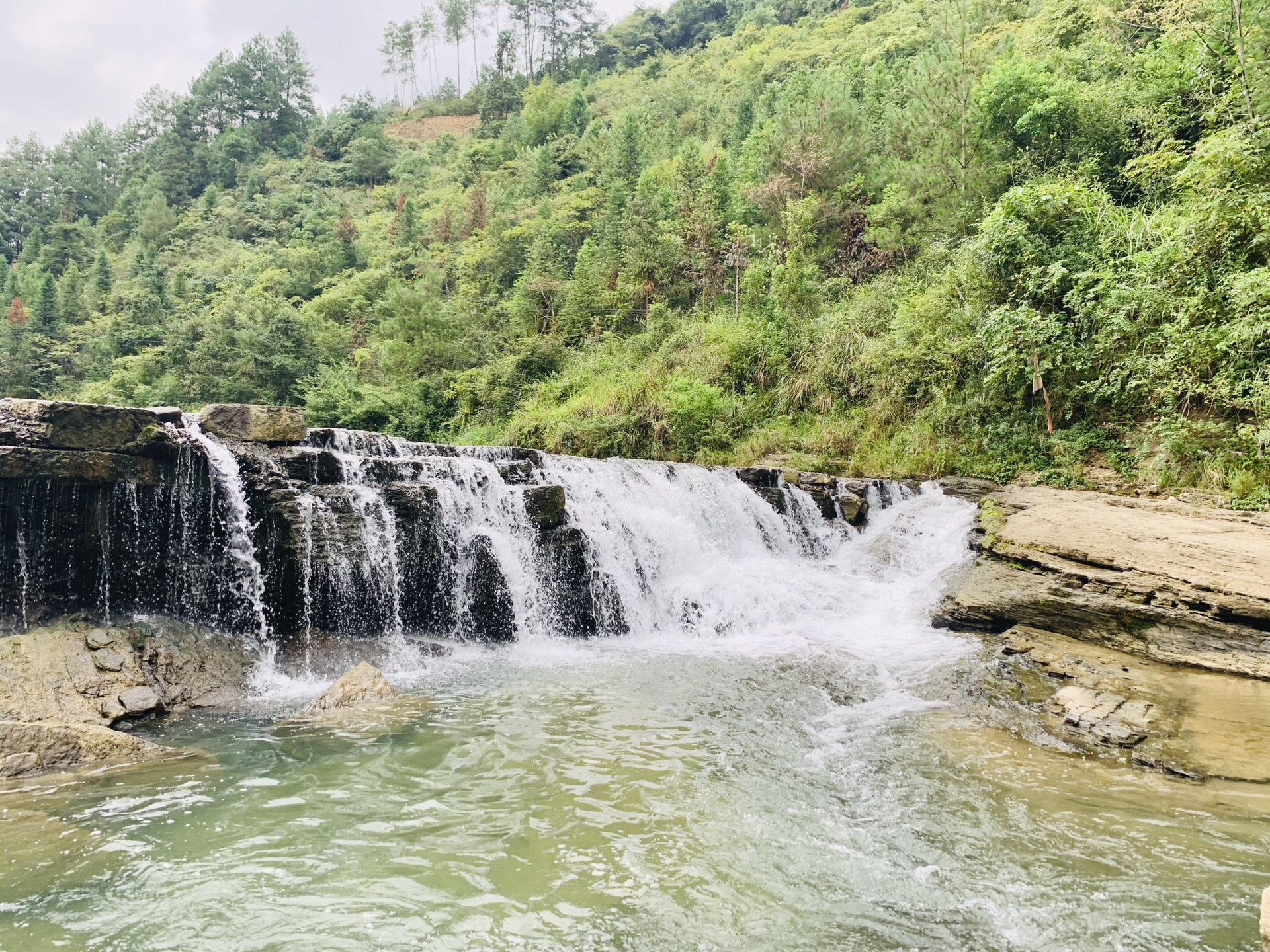 南川庞官渡-耍水露营捉螃蟹_游记