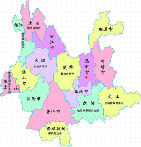 傣族地理位置图片