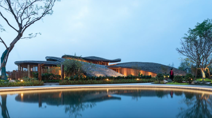 大邑千里走单骑大地之眼酒店住特色金木水火土五行客房1间1晚2大1小