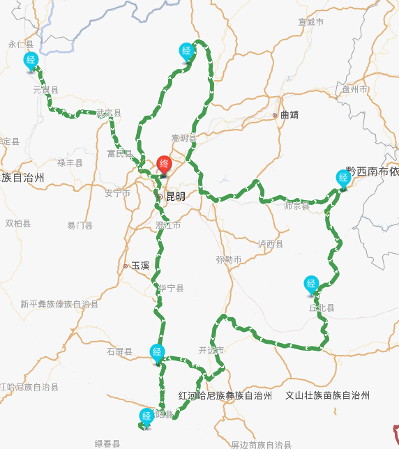 云南元谋县地图位置图片