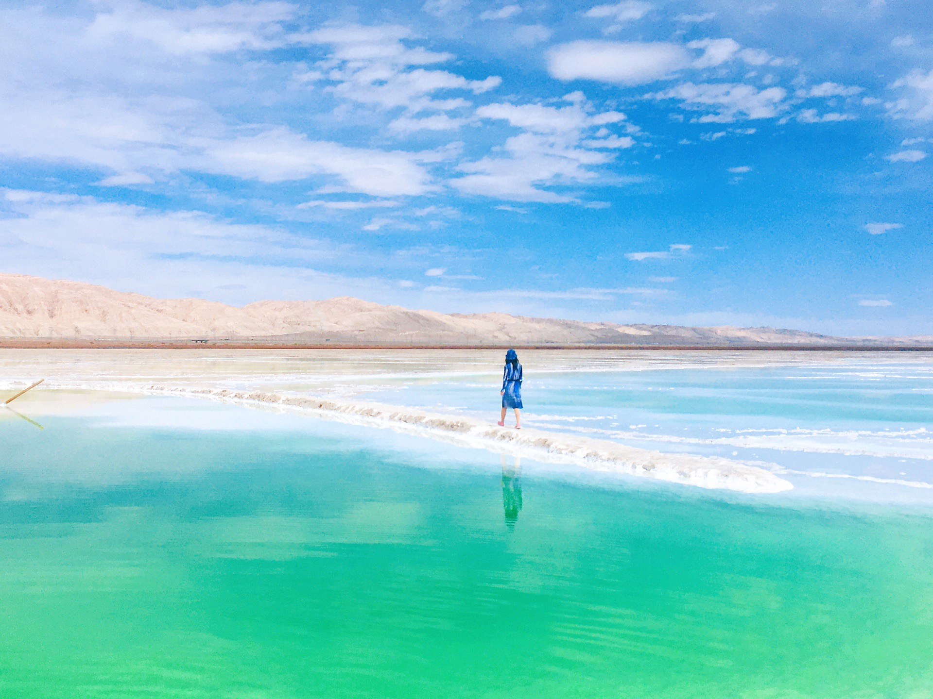 Qinghai Mangya Emerald Lake