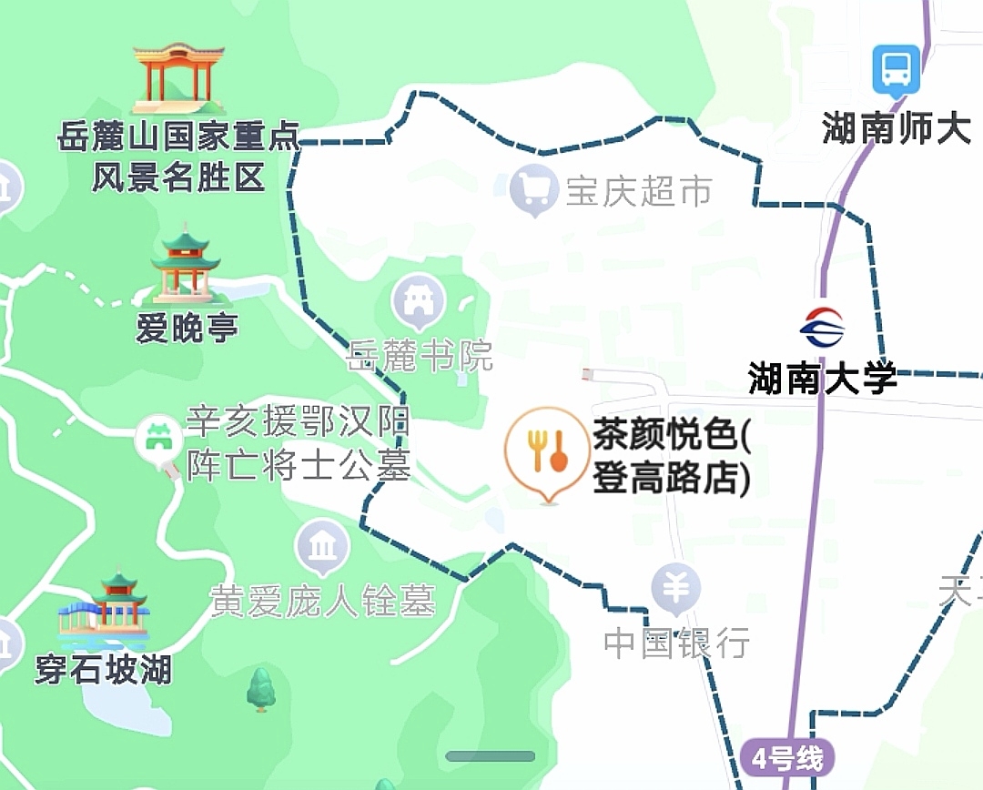 岳麓书院地图图片