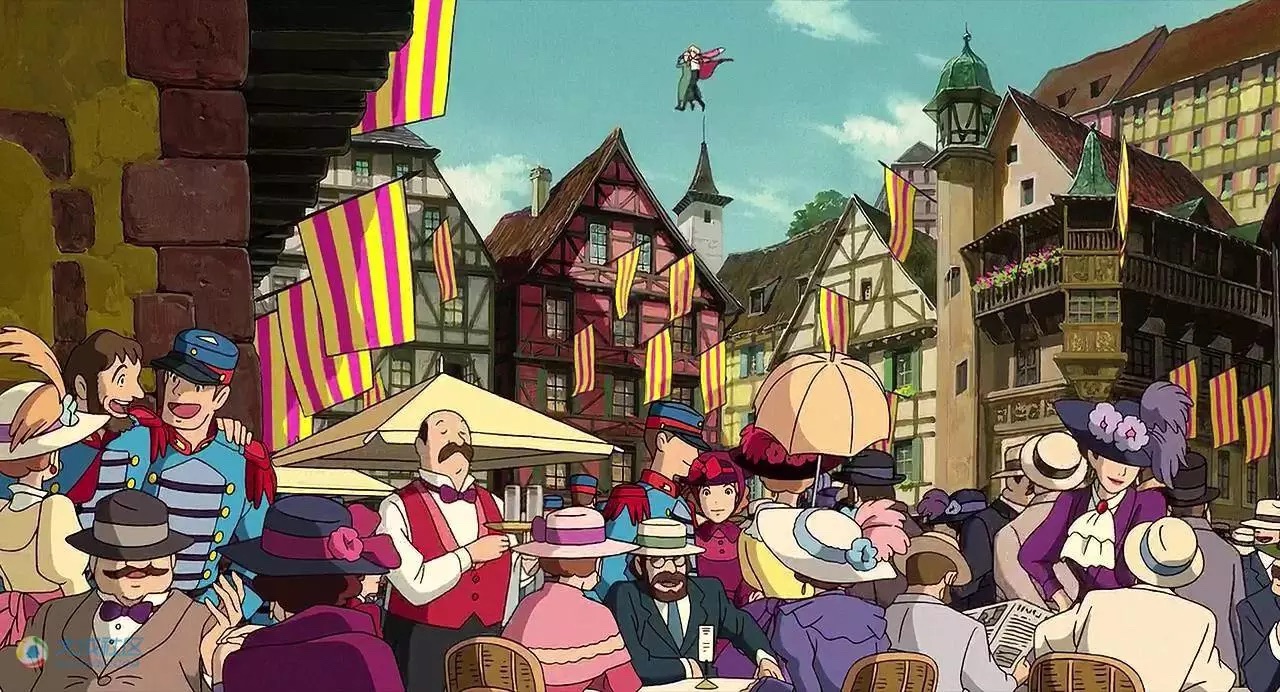 宫崎骏哈尔的移动城堡取景地78樱花初开时的法国科尔马