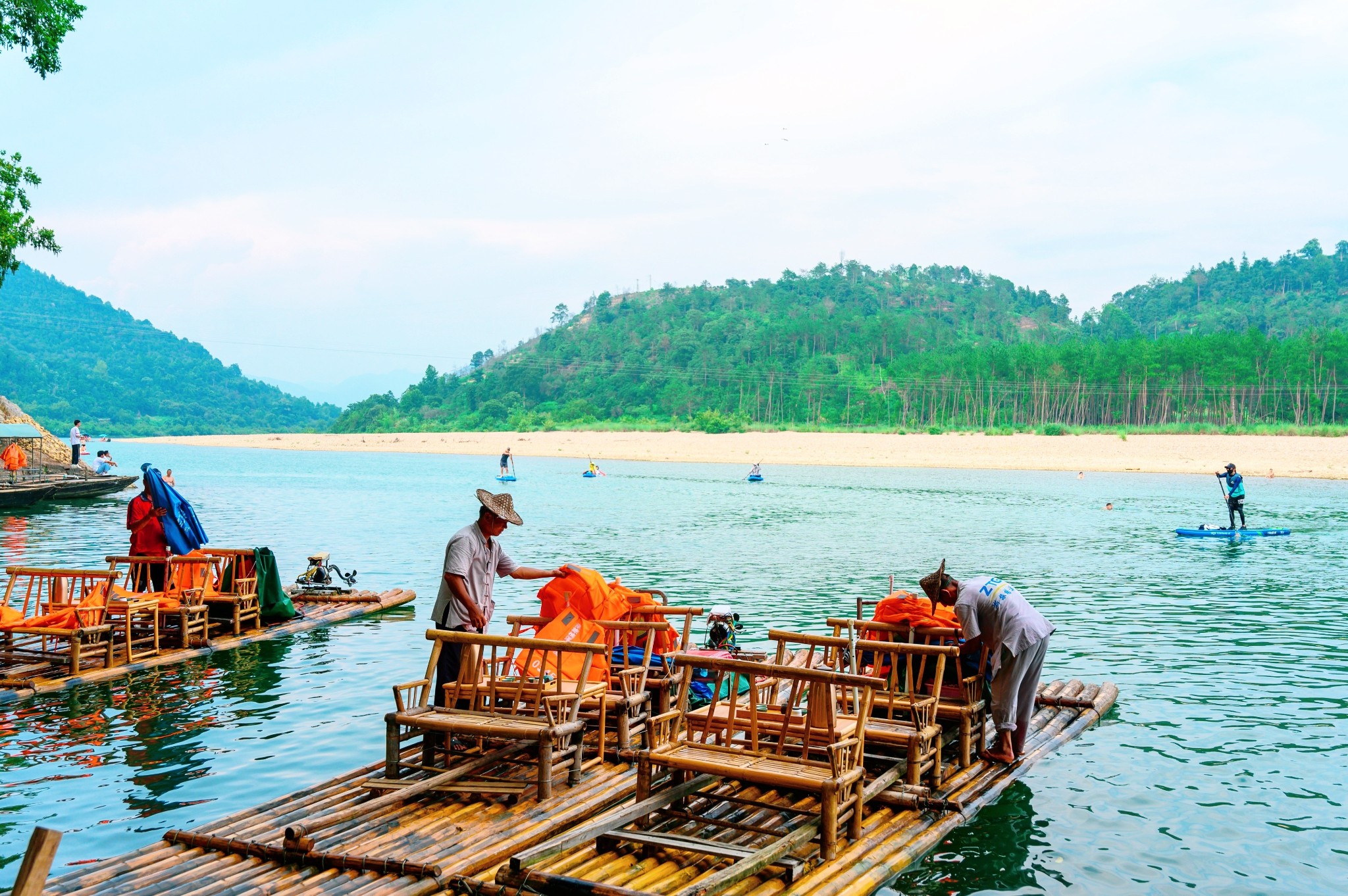 楠溪江竹筏漂流