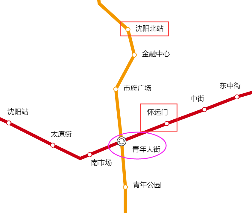 沈阳北站地图结构图片
