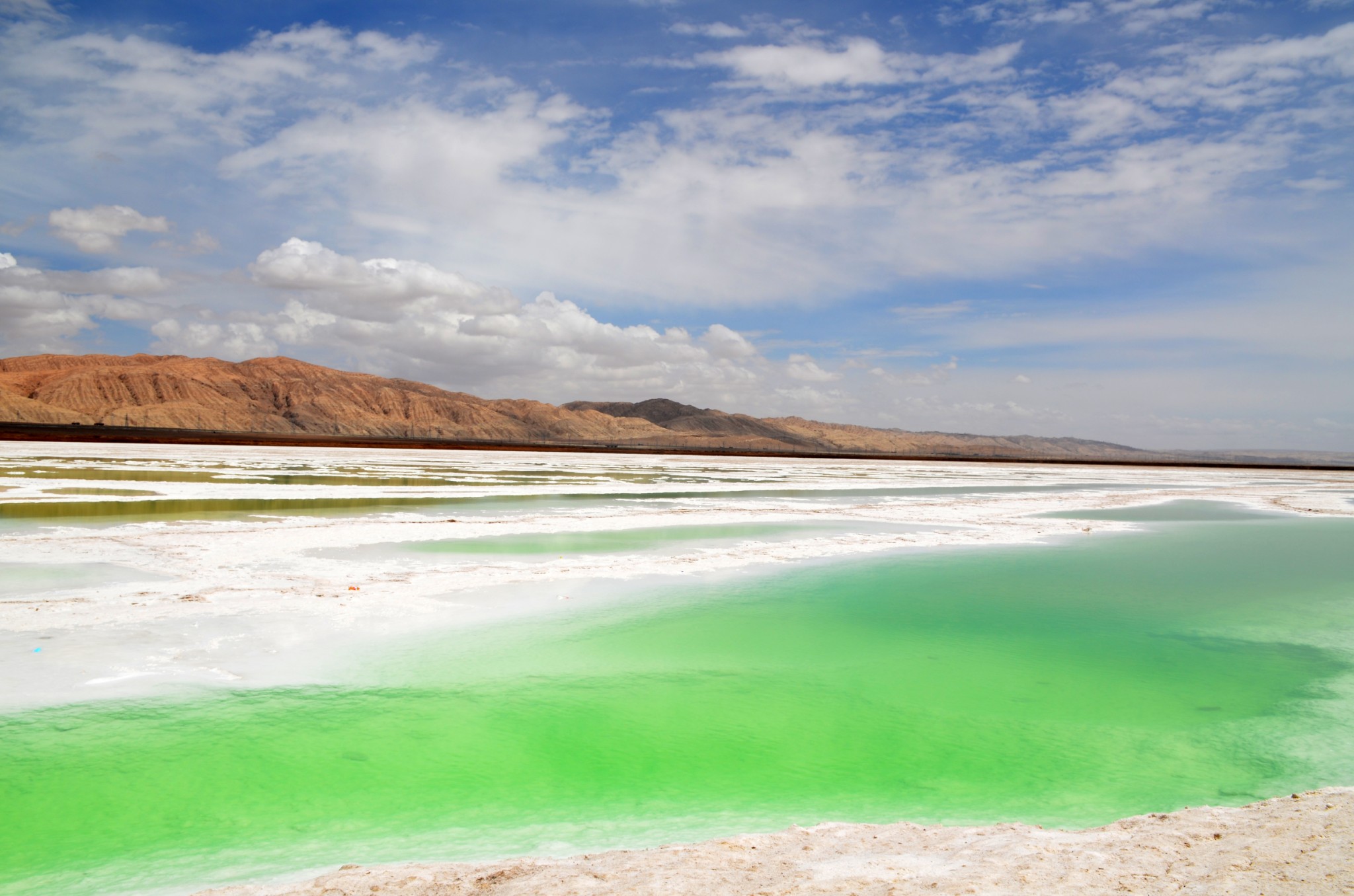 Qinghai Mangya Emerald Lake