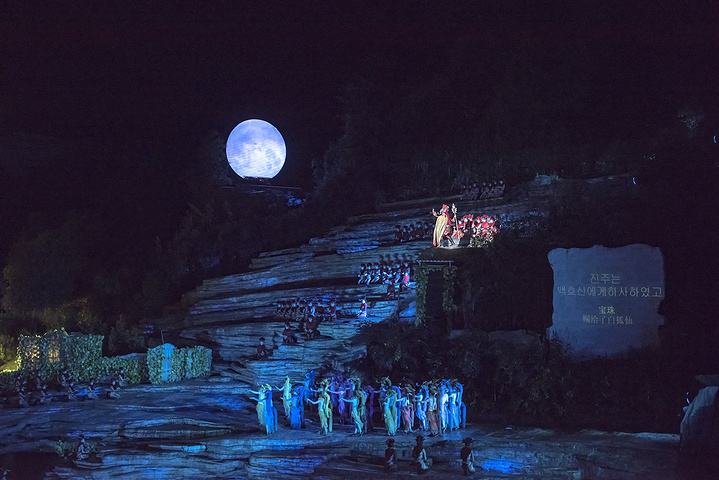 张家界天门山天门狐仙露天实景大型演出门票新刘海砍樵千年狐妖