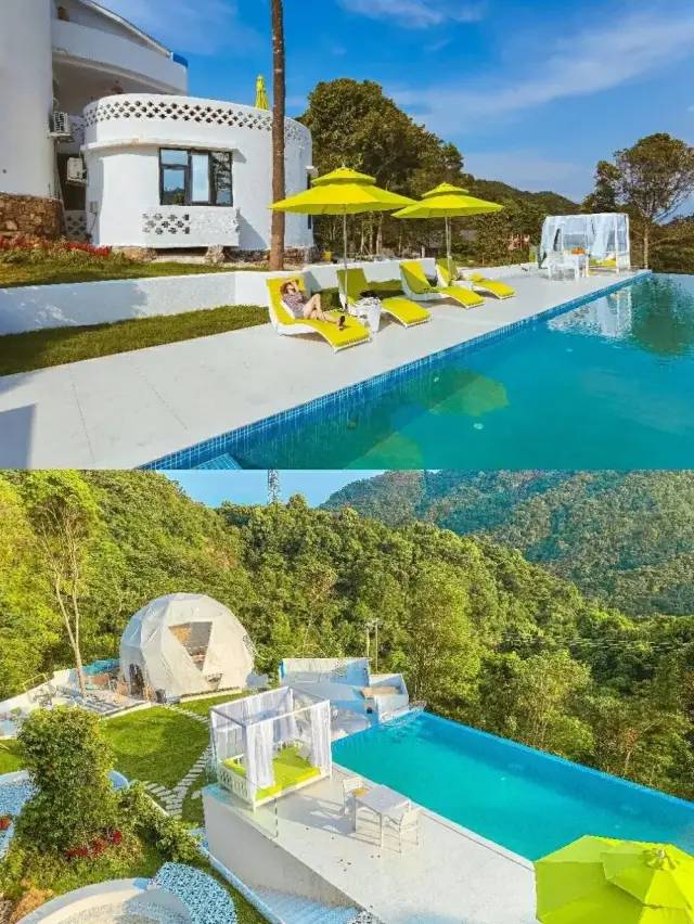 惠州南昆山因爱而生云中城堡式民宿悬崖泳池丨云侣堡