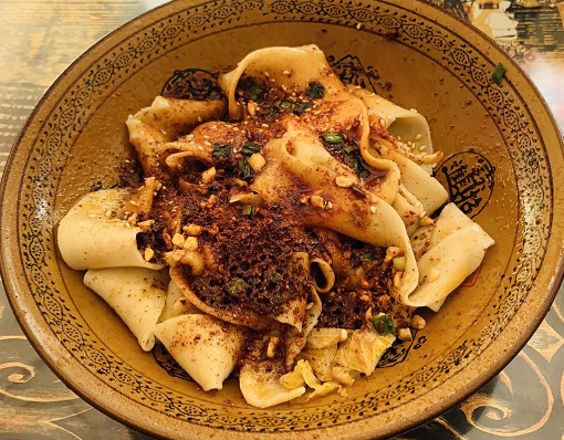 稻城美食-陕西手工大碗面