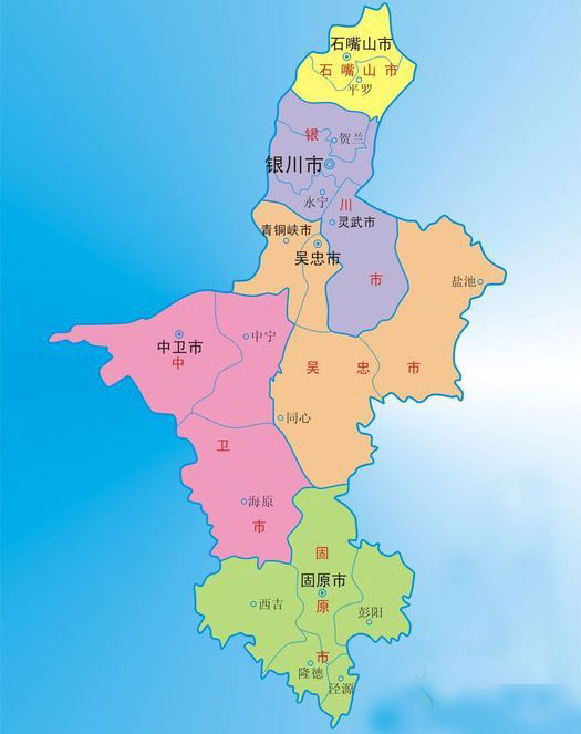 银川市地图 立体图片