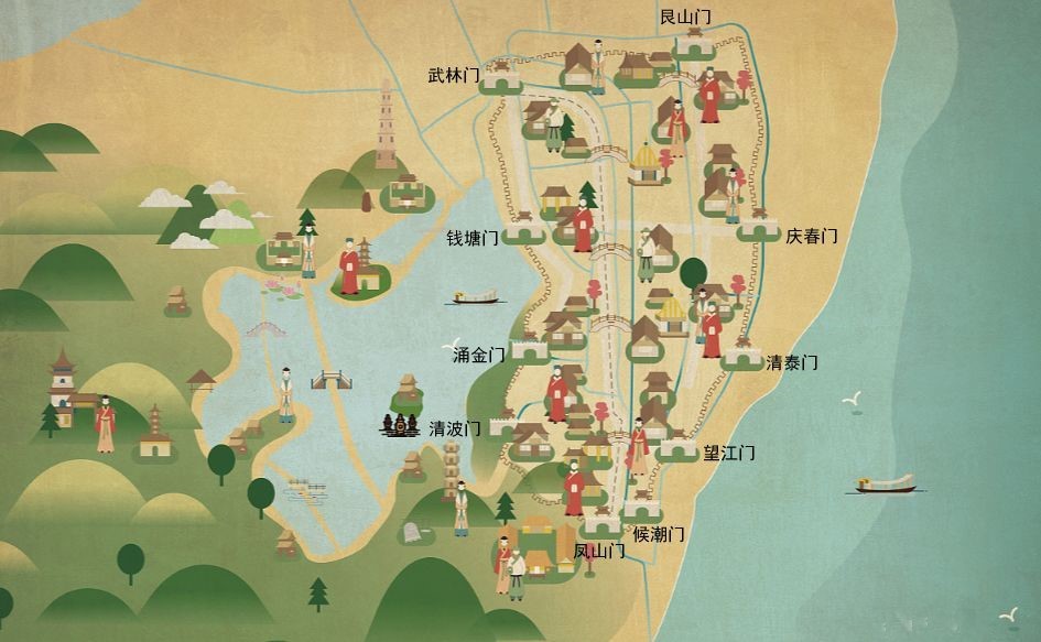 走读杭州寻访杭州十大古城门